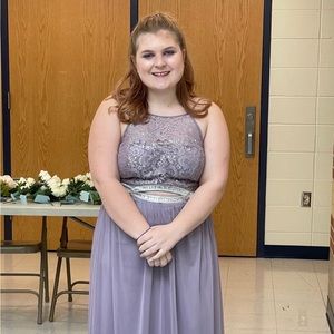 Light purple prom dress